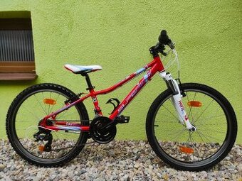 Značkové dětské kolo SUPERIOR 24" (červená/modrá)