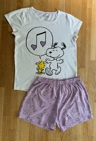 Letní pyžamo Peanuts Snoopy vel. 134/140 - 1