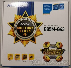 nová krabicovka - LGA 1150 zákaldná doska MSI B85M-G43