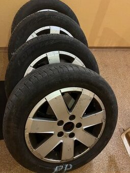 Alu kola 215/55 R 16 + letní pneumatiky