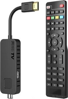 DVB-T2 přijímač Dcolor HDMI kabelová TV Stick, H265