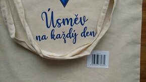 Nová unisex nákupní taška ze 100% bavlny, eko bio produkt