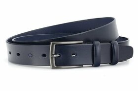Pánský kožený opasek M3519 o šířce 3,5 cm - 1