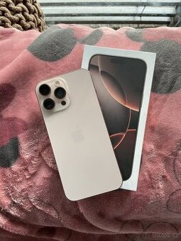 iPhone 16 pro max 256 gb ( pouštní Titan)