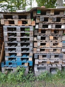 Palety 80x120. Většina ze silnějších prken. 20 kusů.