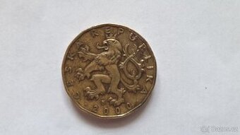 Prodám minci v hodnotě 20 Kč edice s orlojem