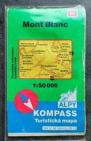 Mapa Mont Blanc 1995, New Zealand 2000