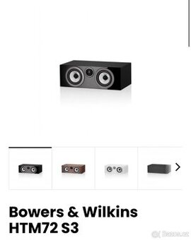 Bowers & Wilkins HTM72 S3 středový reproduktor