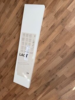 Police IKEA LACK, délka 110 cm, matná bílá - NOVÁ