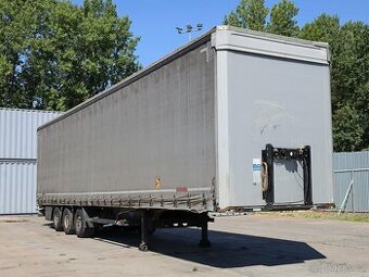 Kögel SN 24, TŘÍSTRANNÁ SHRNOVACÍ PLACHTA, PŘÍZDVIH STŘECHY,