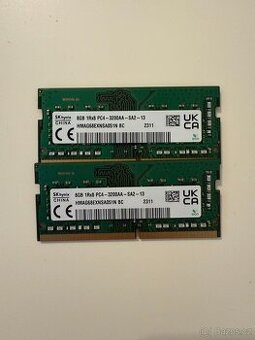 2x 8GB (16GB) SK Hynix SO-DIMM DDR4 3200MHz