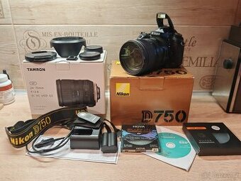 Nikon D750 + objektiv Tamron 24-70 f2,8 Di VC USD G2 pro Nik