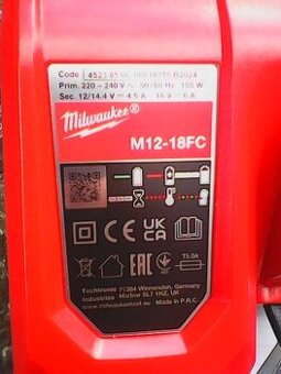 Milwaukee nabijecka M12 a M18