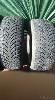 215/55 R16 93H NEXEN, DVĚ zimní pneumatiky, hloubka dezénu c