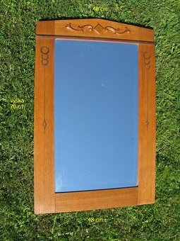 starožitný rám - secese - zrcadlo s fazetou