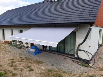 Prodám markýzu ROJAPLAST 5X3m - šedá barva