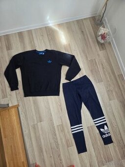 Adidas mikina vel. S elasťáky vel. M