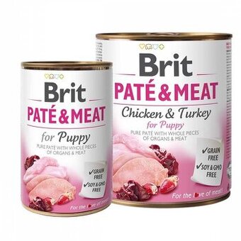 Konzerva BRIT Paté & Meat Puppy 400g