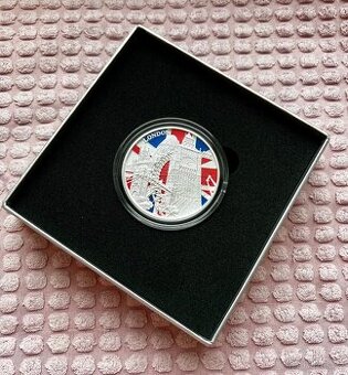 Stříbrná mince Cesta kolem světa - Londýn stand