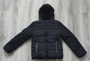 Dětská zimní bunda s kožíškem vel. 140