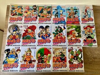 Prodám Mangy Naruto 1. - 17. díl