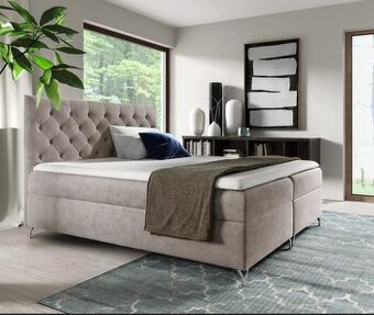 Boxspring postel SHANNON - 180x200 cm