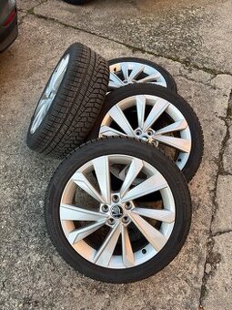 Kola 5x100, 7x17, ET51, 215/45 R17 zimní