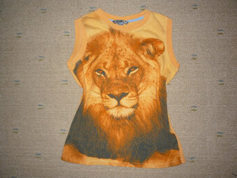Tílko, nátělník s lvem vel 122 H&M