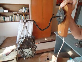 Nástěnná lampička - 2x, ruční výroba - vše originální