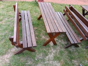 zahradní set z masivu