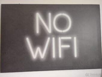 Krásný obraz pro mládež NO WIFI 115X75cm