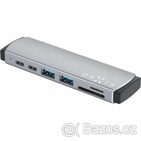 Hliníkový USB-C HUB 7v1 pro rozšíření vašeho MacBooku