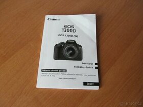 manuál Canon EOS 1300D