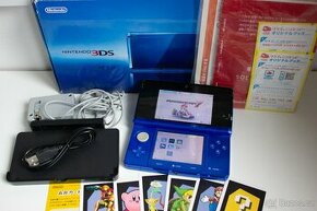 Nintendo 3DS Cobalt Blue + homebrew hack a 32GB karta