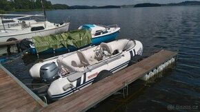 Člun Suzumar 320 s lodním motorem Honda 8 HP a přívěsem Tema