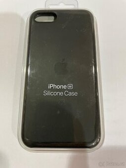 Apple černé silikonové pouzdro SE 2020