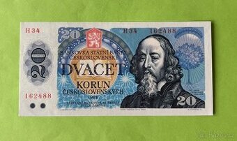 Prodám Bankovky 20 Kč 100 Kč 200 Kč