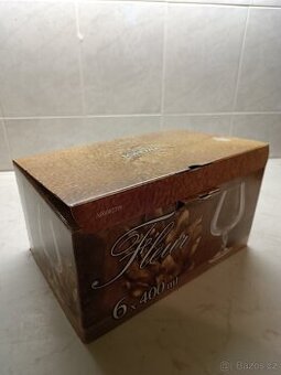 Koňakové sklenice Bohemia Fleur 6 x 400 ml - 1