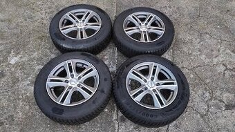 PRODÁM SADU ALU KOLA 5x112 R15 ET40 PNEU 195/65 R15 91T