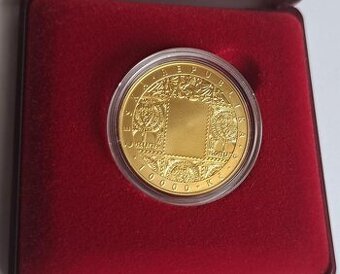 Zlatá mince 10000 Kč Zavedení československé měny