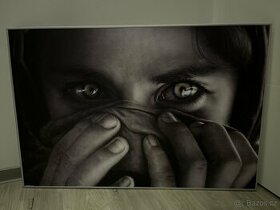 obraz , foto v hlinikovém rámu zelenooká Afghánka