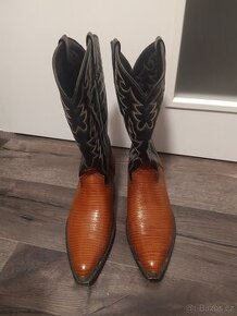 Kovbojské western country vysoké boty, vel. 11/46