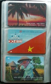 Telefonní karty z devadesátých let ČR + celý svět