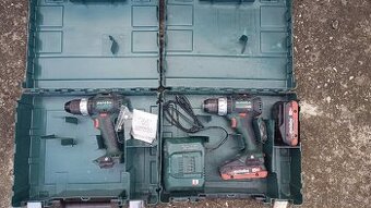 P: Aku vrtací Šroubovák Metabo 2ks