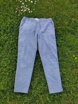 7/8 šedé dámské kalhoty