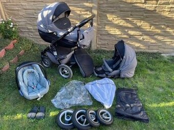 Dvojkombinace kočárku Riko brano + vajíčko