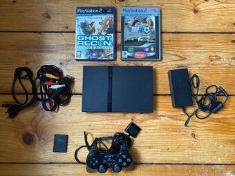 PlayStation 2 PS2 konzole 2x hra - 1