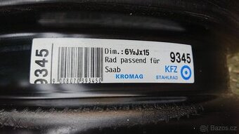 Disky 5x110 x65 6,5Jx15 ET41 OPEL SAAB