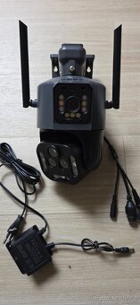 Venkovní otočná wifi kamera 4x objektiv 4MP 20x zoom - nová