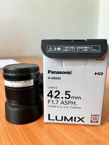 Objektiv Panasonic LUMIX G 42,5mm F1.7 micro